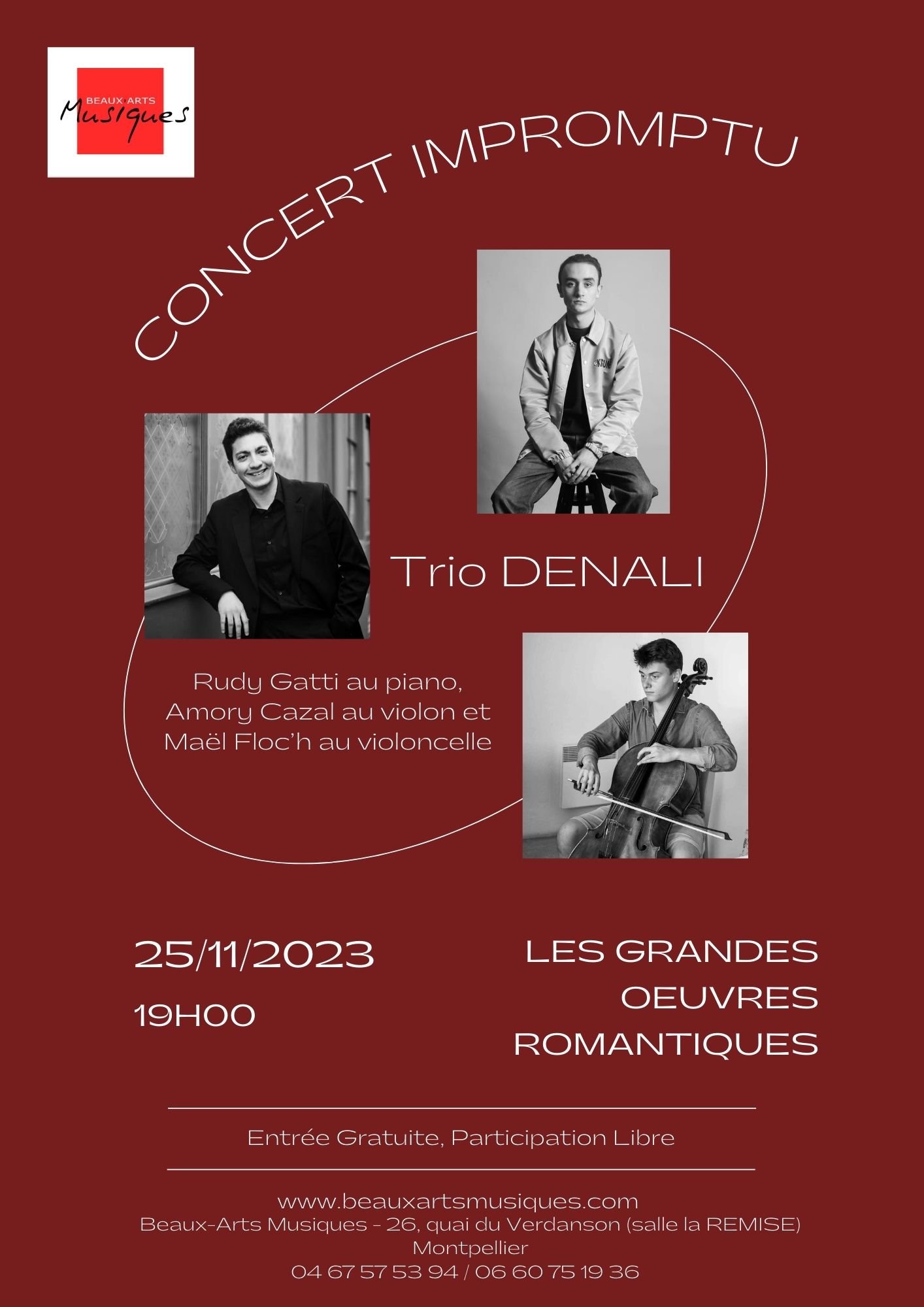 Affiche Concerts IMPROMPTUS